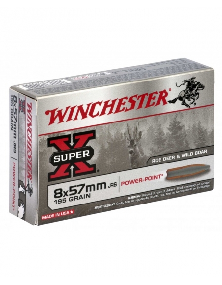 Winchester 8x57JRS 195gr Power Point