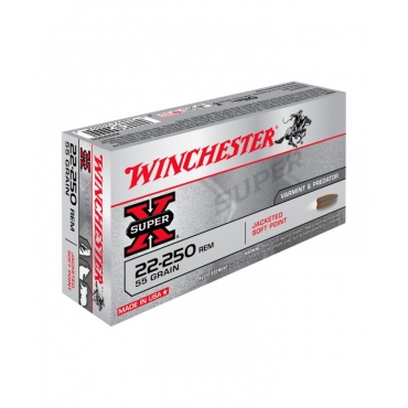Winchester 22-250Rem 55Gr SP
