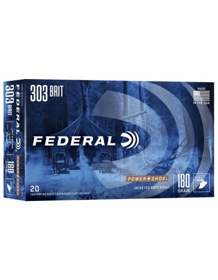 Federal Classic 303 Brit 180Gr Soft Point