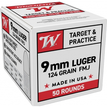 Winchester 9X19 124gr FMJ